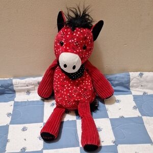 Scentsy Red Plush Horse Toy